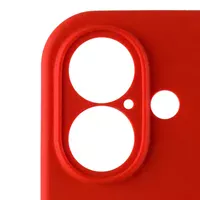 Чохол Silicone Case Full Camera Protective (AA) Apple iPhone 16 (6.1") Червоний / Red