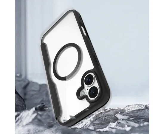 Чохол-книжка Dux Ducis Skin X Pro with MagSafe для Apple iPhone 16 (6.1") Black