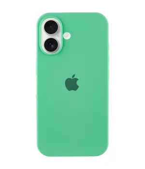 Чохол Silicone Case Full Protective (AA) для Apple iPhone 16 (6.1") Зелений / Spearmint