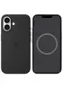 Чехол Silicone case (AAA) full with Magsafe and Animation для Apple iPhone 16 (6.1") Black