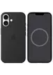 Чохол Silicone case (AAA) full with Magsafe and Animation для Apple iPhone 16 (6.1") Black