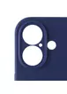 Чехол Silicone Case Full Camera Protective (AA) для Apple iPhone 16 (6.1") Синий / Deep navy