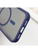 TPU+PC чохол Metal Buttons with MagSafe для Apple iPhone 16 (6.1") Синій
