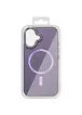 Кожаный чехол SnapCase with MagSafe для Apple iPhone 16 (6.1") Dark Purple