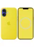 Чехол Silicone case (AAA) with Magsafe and Animation (button) для Apple iPhone 16 (6.1") Star Fruit