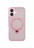 Чехол Ummi Colorful with MagSafe HQ Ring для Apple iPhone 16 (6.1") Pink