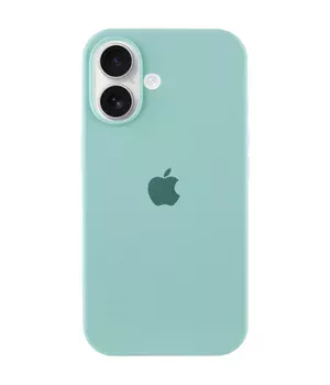 Чехол Silicone Case Full Protective (AA) для Apple iPhone 16 (6.1") Бирюзовый / Beryl