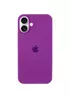 Чехол Silicone Case Full Protective (AA) для Apple iPhone 16 (6.1") Фиолетовый / Grape