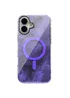 Чехол TPU Shiny Mountain (MagFit) для Apple iPhone 16 (6.1") Purple
