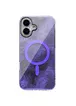 Чехол TPU Shiny Mountain (MagFit) для Apple iPhone 16 (6.1") Purple