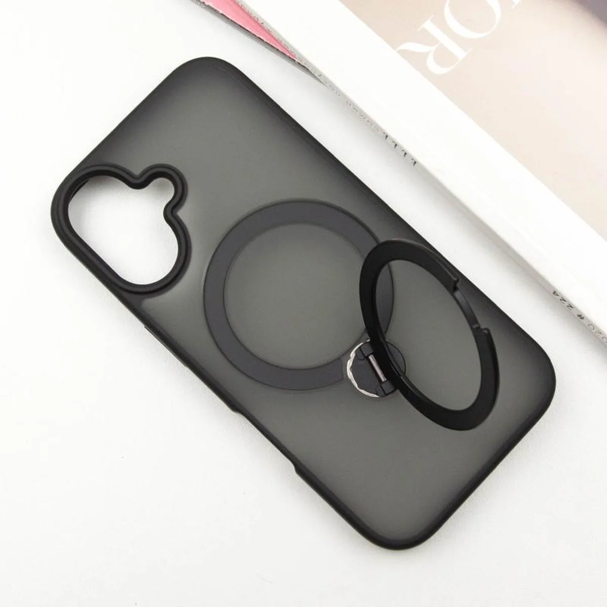 Чехол Ummi Colorful with MagSafe HQ Ring для Apple iPhone 16 (6.1") Black