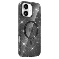 Чехол TPU Eclipse Sparkle (MagFit) для Apple iPhone 16 (6.1") Black