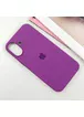Чехол Silicone Case Full Protective (AA) для Apple iPhone 16 (6.1") Фиолетовый / Grape