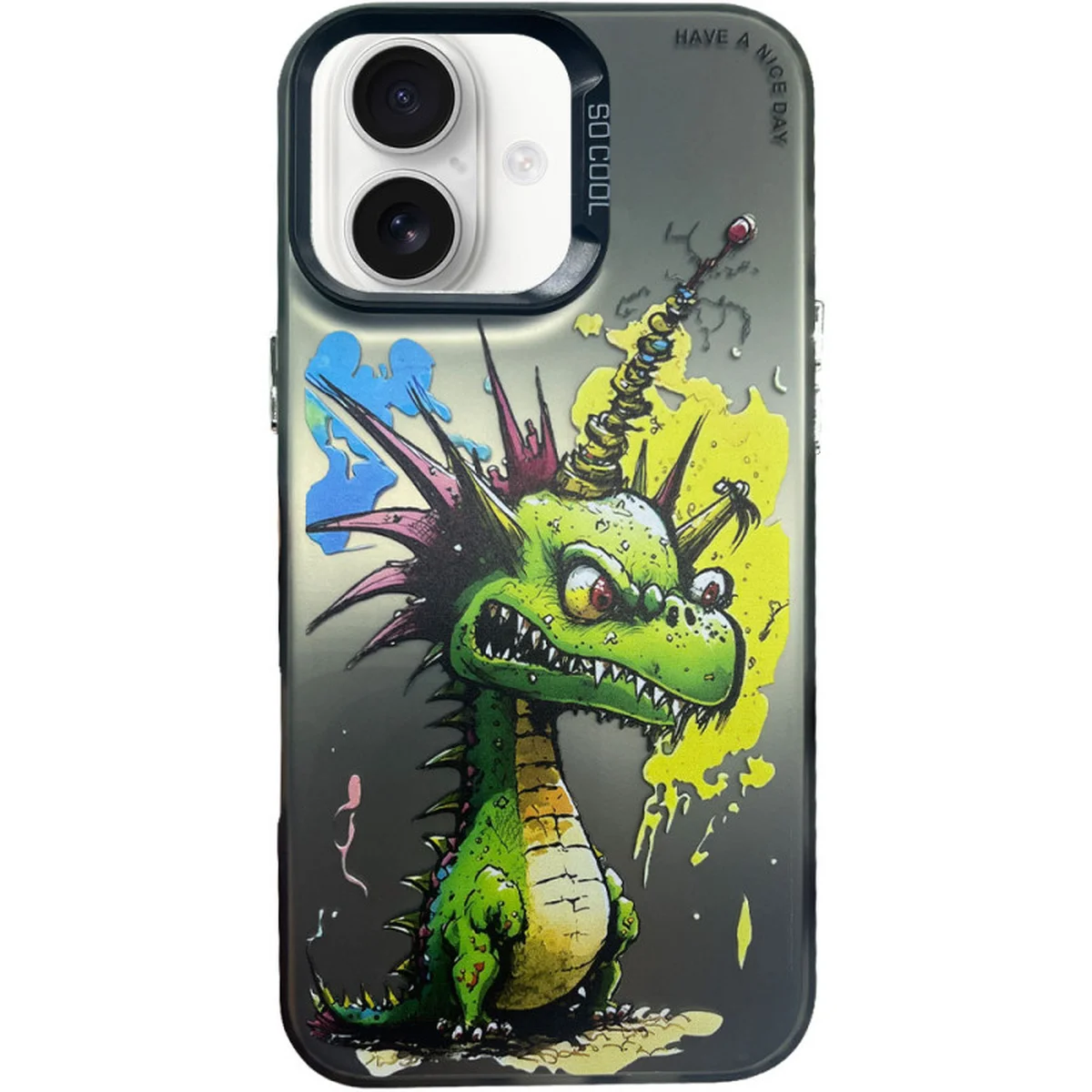 Чехол TPU+PC So Cool для Apple iPhone 16 (6.1") Dragon