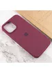 Чохол Silicone Case Full Protective (AA) для Apple iPhone 16 (6.1") Бордовий / Plum