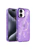 Чехол TPU Eclipse Sparkle (MagFit) для Apple iPhone 16 (6.1") Purple