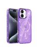 Чохол TPU Eclipse Sparkle (MagFit) для Apple iPhone 16 (6.1") Purple