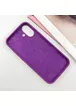 Чехол Silicone Case Full Protective (AA) для Apple iPhone 16 (6.1") Фиолетовый / Grape