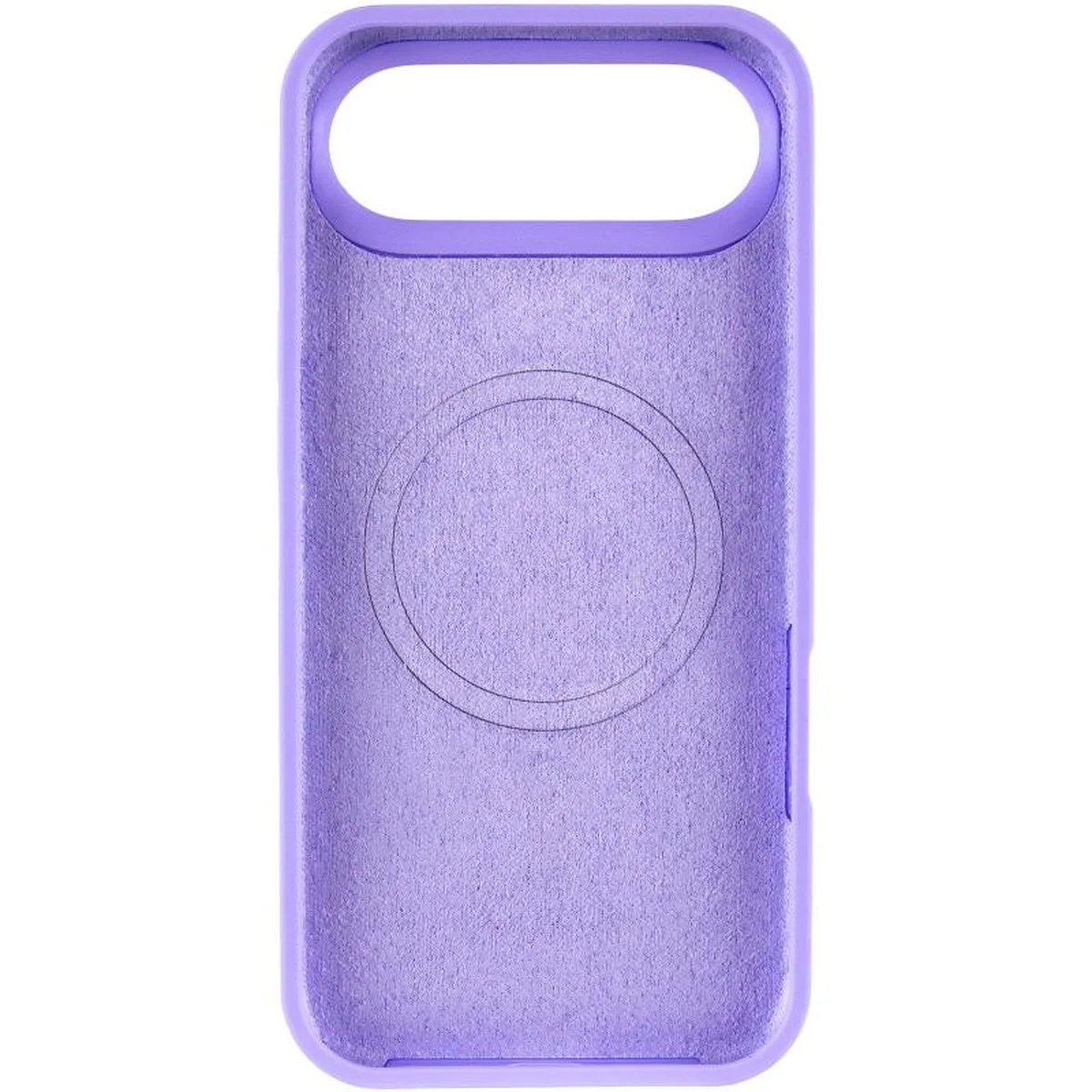 Чохол Silicone Case Full Protective (AA) V2 with MagSafe для Apple iPhone 17 Air (6.5") Бузковий / Dasheen