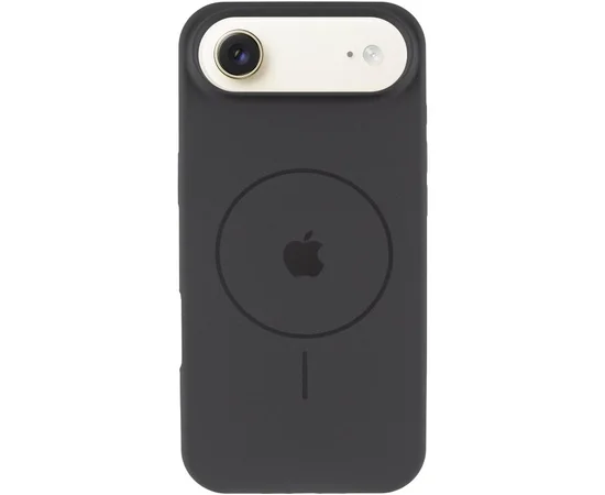 Чехол Silicone Case Full Protective (AA) V2 with MagSafe для Apple iPhone 17 Air (6.5") Серый / Dark Gray