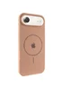 Чехол Silicone Case Full Protective (AA) V2 with MagSafe для Apple iPhone 17 Air (6.5") Бежевый / Desert Gold