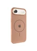 Чехол Silicone Case Full Protective (AA) V2 with MagSafe для Apple iPhone 17 Air (6.5") Бежевый / Desert Gold