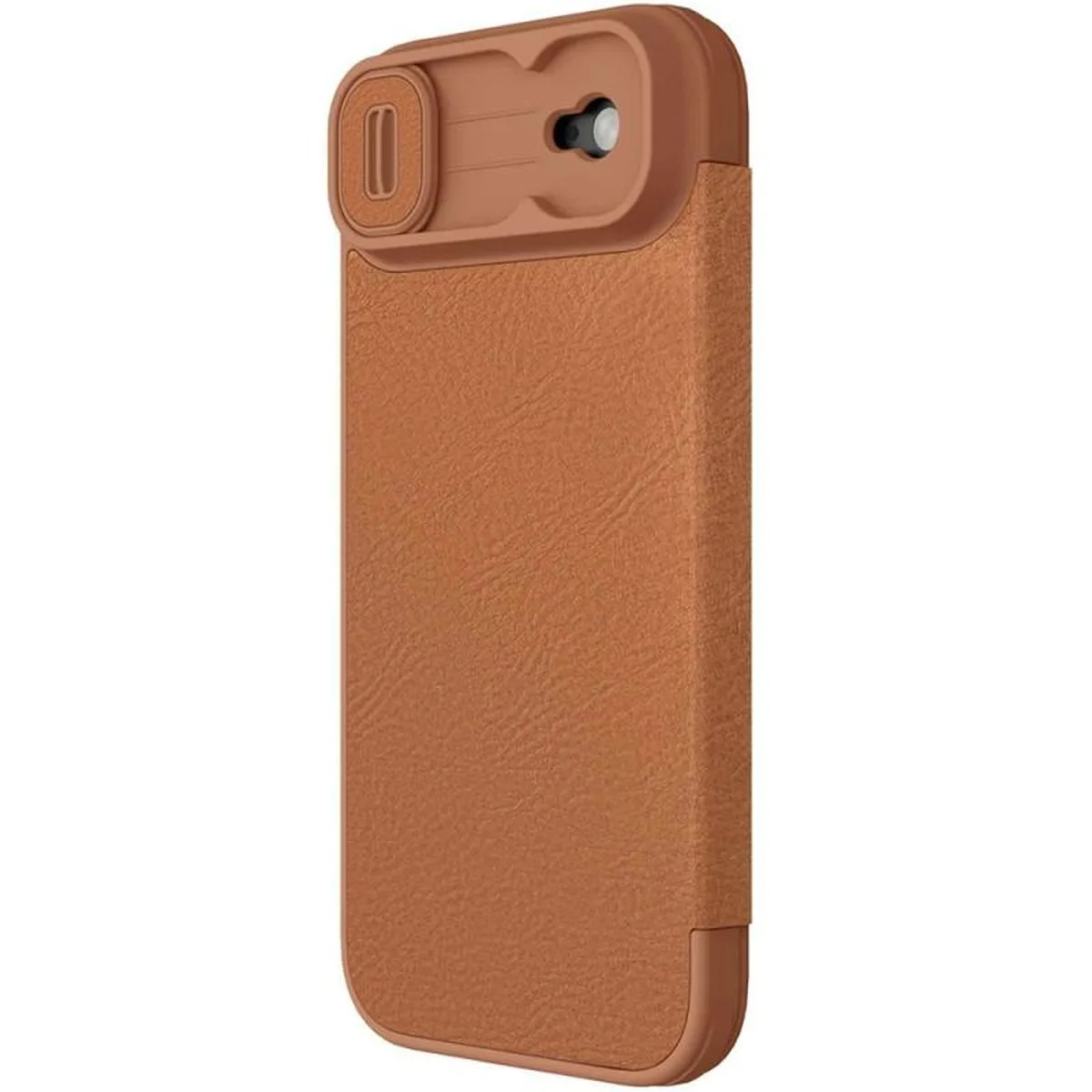 Кожаный чехол-книжка Nillkin Qin Pro Camshield для Apple iPhone 17 Air (6.5") Brown