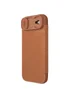 Кожаный чехол-книжка Nillkin Qin Pro Camshield для Apple iPhone 17 Air (6.5") Brown