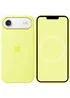 Чохол Silicone case (AAA) with Magsafe and Animation для Apple iPhone 17 Air (6.5") Neon Yellow