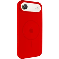 Чехол Silicone Case Full Protective (AA) V2 with MagSafe для Apple iPhone 17 Air (6.5") Красный / Red