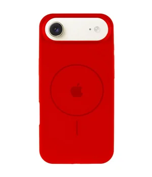 Чехол Silicone Case Full Protective (AA) V2 with MagSafe для Apple iPhone 17 Air (6.5") Красный / Red Чехол Silicone Case Full Protective (AA) V2 with MagSafe для Apple iPhone 17 Air (6.5") Красный / Red