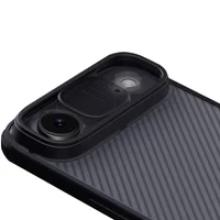 Карбоновая накладка Nillkin CamShield Pro для Apple iPhone 17 Air (6.5") Transparent black