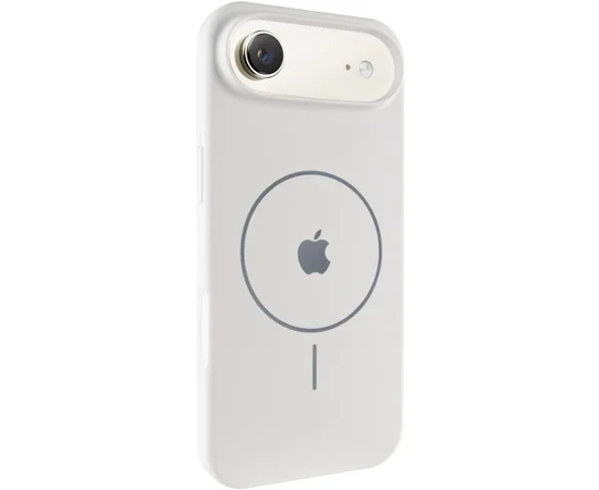 Чехол Silicone Case Full Protective (AA) V2 with MagSafe для Apple iPhone 17 Air (6.5") Белый / White