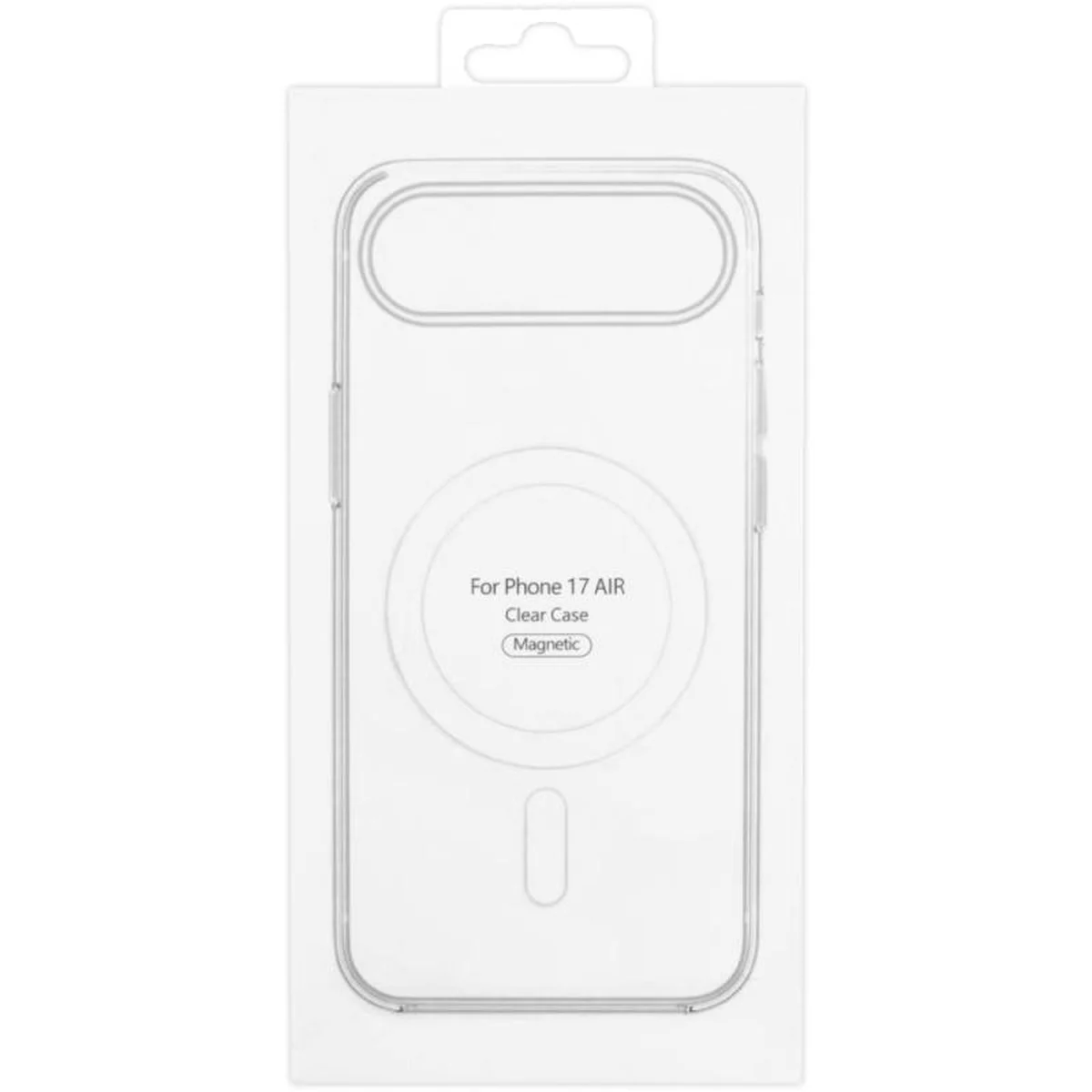 Чехол TPU Clear Case with MagSafe для Apple iPhone 17 Air (6.5") Clear