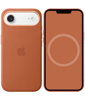 Чехол Silicone case (AAA) with Magsafe and Animation для Apple iPhone 17 Air (6.5") Terra Cotta