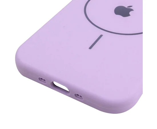 Чехол Silicone Case Full Protective (AA) V2 with MagSafe для Apple iPhone 17 Air (6.5") Сиреневый / Lilac