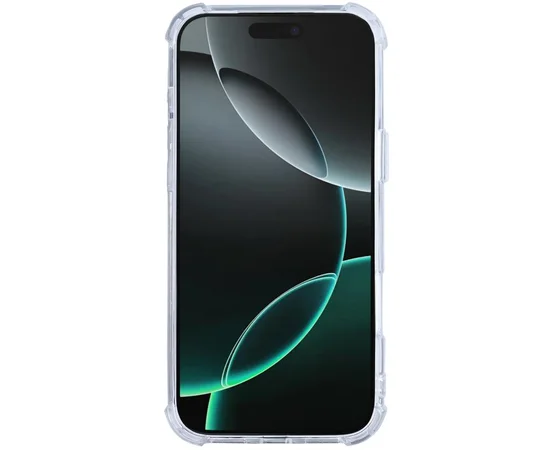 TPU чохол GETMAN Ease logo посилені кути для Apple iPhone 17 Air (6.5") Безбарвний (прозорий)