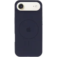 Чохол Silicone Case Full Protective (AA) V2 with MagSafe для Apple iPhone 17 Air (6.5") Темно-синій / Midnight blue