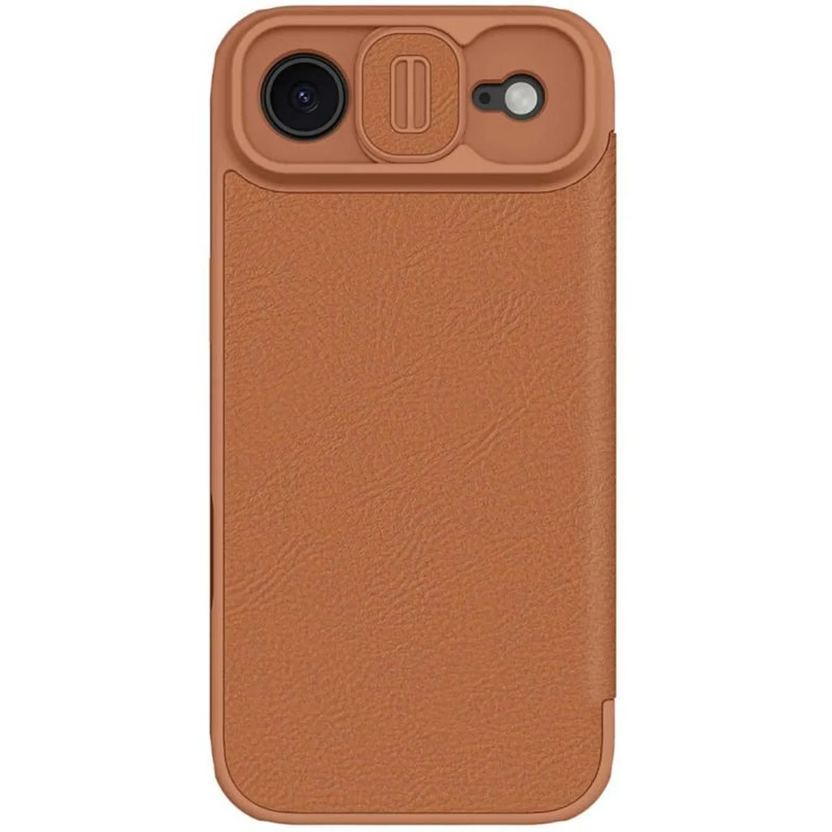 Кожаный чехол-книжка Nillkin Qin Pro Camshield для Apple iPhone 17 Air (6.5") Brown