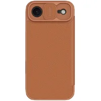 Кожаный чехол-книжка Nillkin Qin Pro Camshield для Apple iPhone 17 Air (6.5") Brown