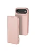 Чехол-книжка Dux Ducis с карманом для визиток для Apple iPhone 17 Air (6.5") Rose Gold