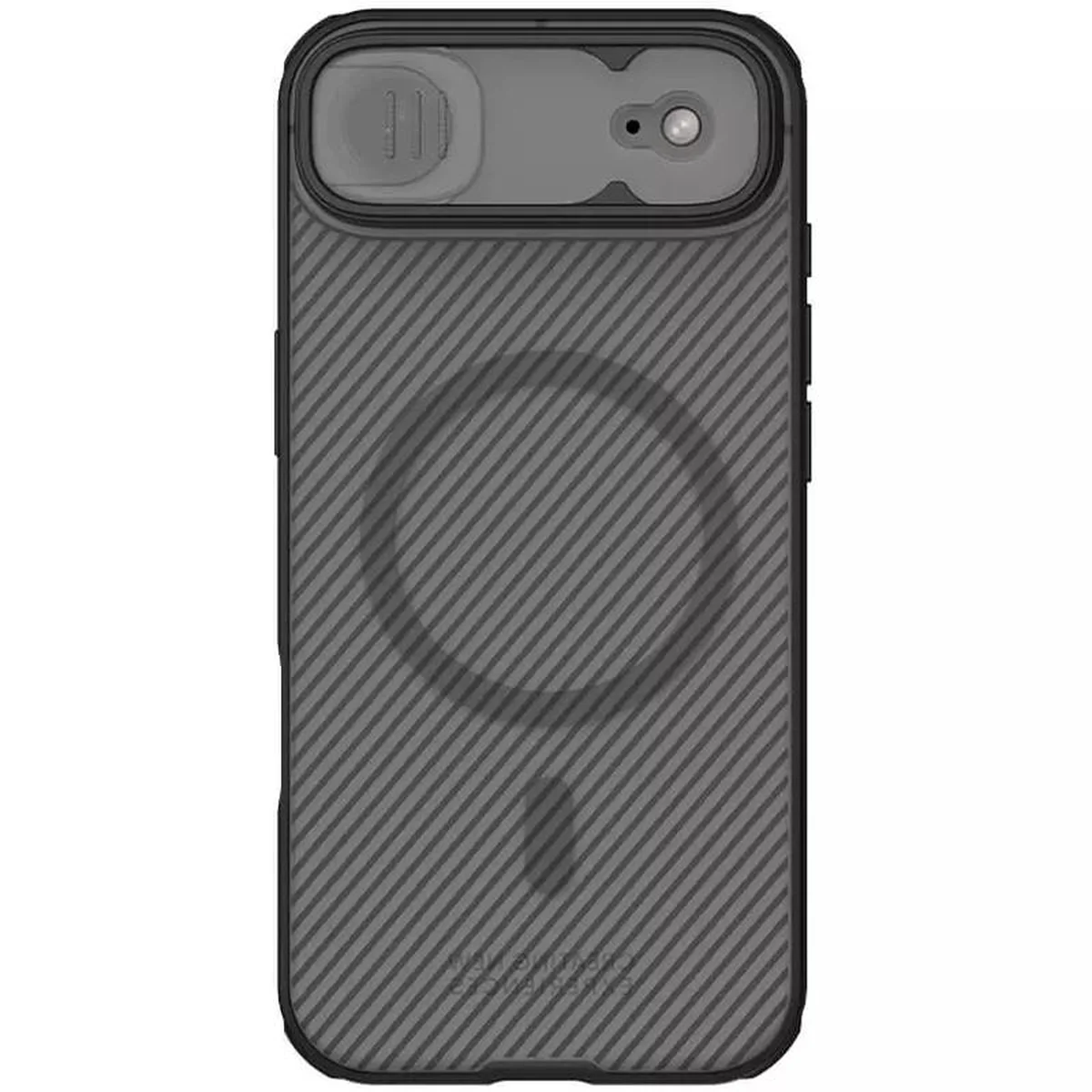 Карбоновая накладка Nillkin CamShield Pro Magnetic для Apple iPhone 17 Air (6.5") Transparent black