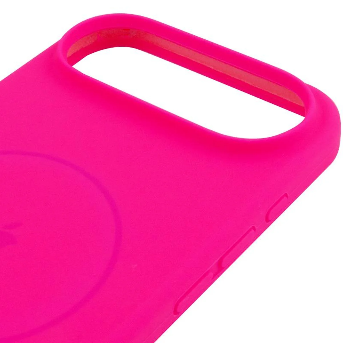 Чехол Silicone Case Full Protective (AA) V2 with MagSafe для Apple iPhone 17 Air (6.5") Розовый / Barbie pink