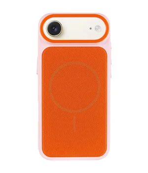 Чехол PC TechWoven Hybrid with MagSafe для Apple iPhone 17 Air (6.5") Pink / Orange