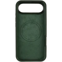 Чехол Silicone Case Full Protective (AA) V2 with MagSafe для Apple iPhone 17 Air (6.5") Зеленый / Cyprus Green