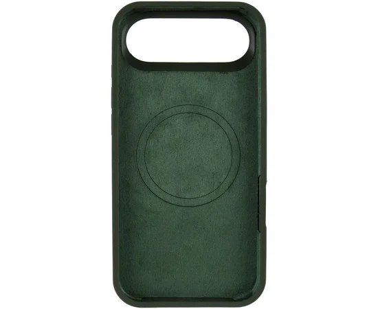 Чехол Silicone Case Full Protective (AA) V2 with MagSafe для Apple iPhone 17 Air (6.5") Зеленый / Cyprus Green