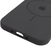 Чехол Silicone Case Full Protective (AA) V2 with MagSafe для Apple iPhone 17 Air (6.5") Серый / Dark Gray
