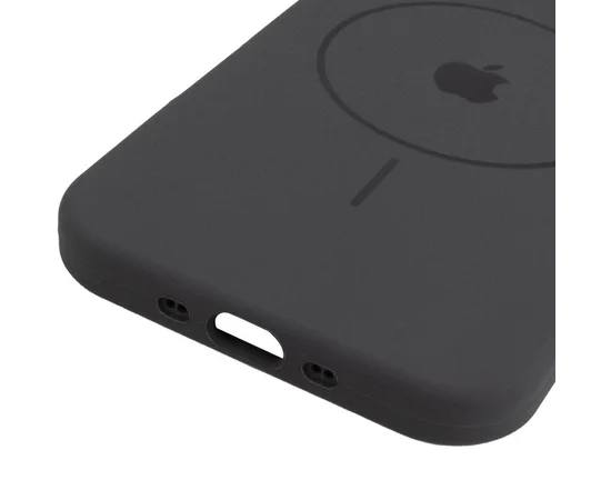 Чехол Silicone Case Full Protective (AA) V2 with MagSafe для Apple iPhone 17 Air (6.5") Серый / Dark Gray