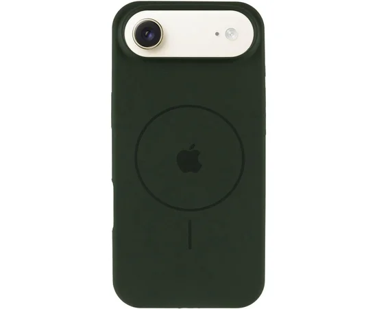 Чехол Silicone Case Full Protective (AA) V2 with MagSafe для Apple iPhone 17 Air (6.5") Зеленый / Cyprus Green