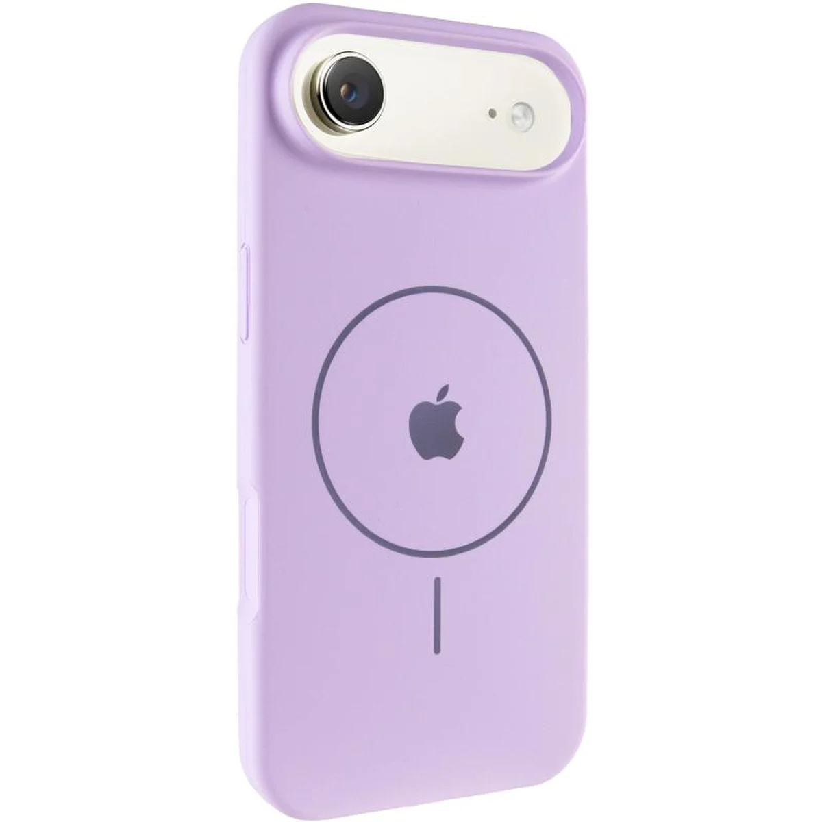 Чехол Silicone Case Full Protective (AA) V2 with MagSafe для Apple iPhone 17 Air (6.5") Сиреневый / Lilac